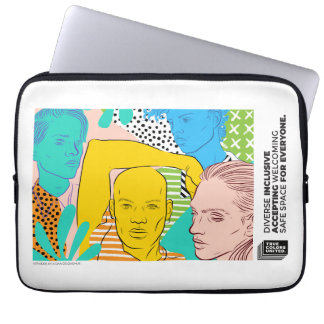 Capa Para Notebook Saco dos eletrônicos da diversidade & da inclusão