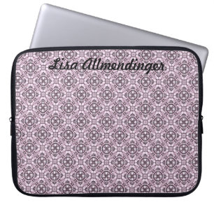 Capa Para Notebook Saco dos eletrônicos do teste padrão da lavanda
