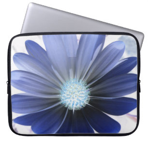Capa Para Notebook Saco Laptop Azul de Margarida Africana