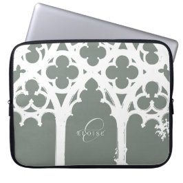 Capa Para Notebook Sage de Caligrafia Gótica Minimalista