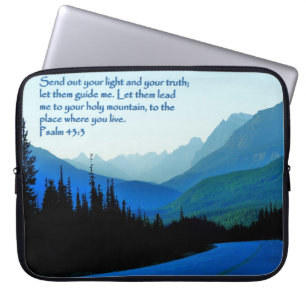 Capa Para Notebook Salms 43:3 Inspiracional