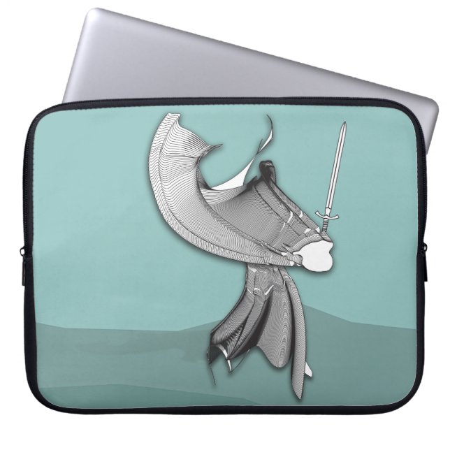 Capa Para Notebook Samurai digital (Frente)