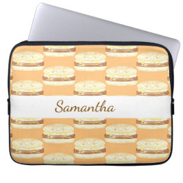 Capa Para Notebook Sanduíche De Enchidos, Ovos E Queijos