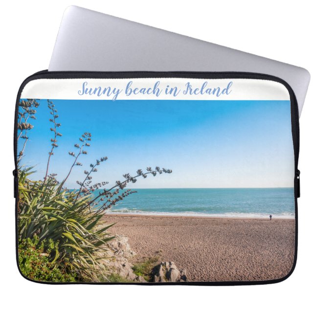 Capa Para Notebook Sandy Sunny Beach (Frente)