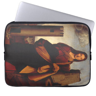 Capa Para Notebook Santa Bárbara por Giovanni Antonio Boltraffio