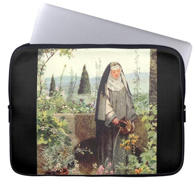 Capa Para Notebook Santa Clara de Assis: Padroeira da Televisão (Frente)