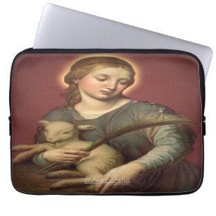 Capa Para Notebook Santo Agnes de Roma
