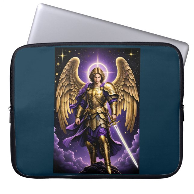 Capa Para Notebook Santo Miguel Arcanjo Católico Romano (Frente)