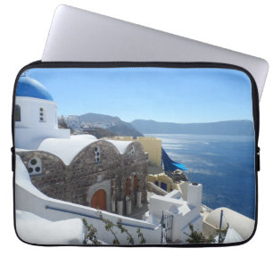 Capa Para Notebook Santorini, Grécia