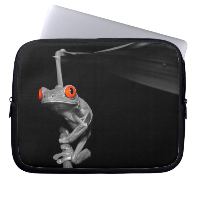 Capa Para Notebook Sapo de Árvore Vermelha (Frente)