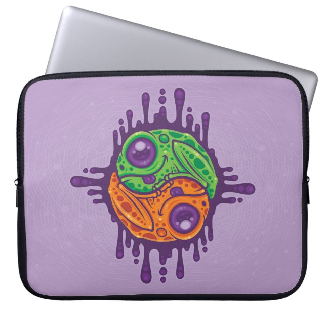 Capa Para Notebook Sapo de unidade de disquete Yin Yang (Frente)