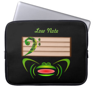 Capa Para Notebook Sapo Verde Nota Baixa
