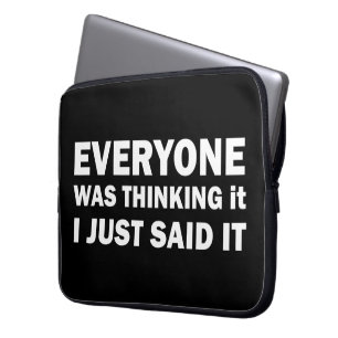 Capa Para Notebook Sarcástico engraçado diz citações famosas