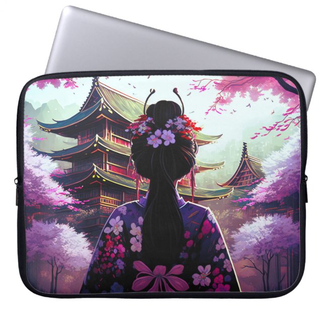 Capa Para Notebook Sari Kirschblüten - Gerätehülle (Frente)