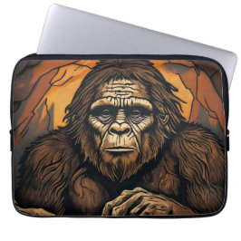 Capa Para Notebook Sasquatch na Caverna