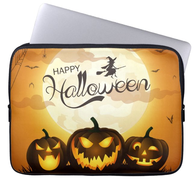 Capa Para Notebook Saudações de Halloween (Frente)