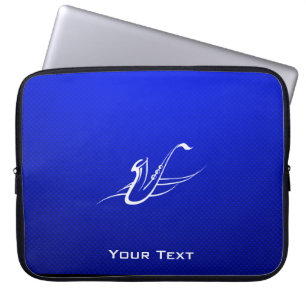 Capa Para Notebook Saxofone azul