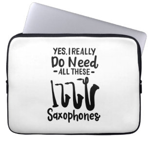 Capa Para Notebook Saxofone - Tipos Saxofone