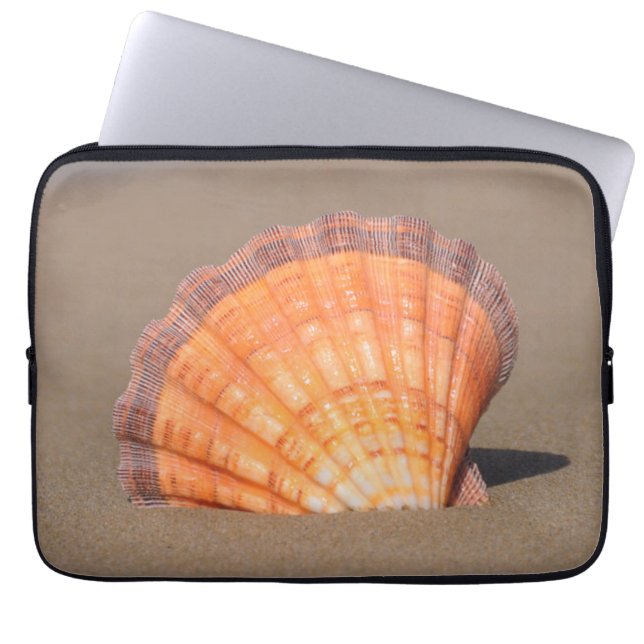 Capa Para Notebook Scallop Shell| Crete, piscina (Frente)