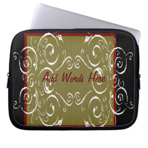 Capa Para Notebook Schroll Design