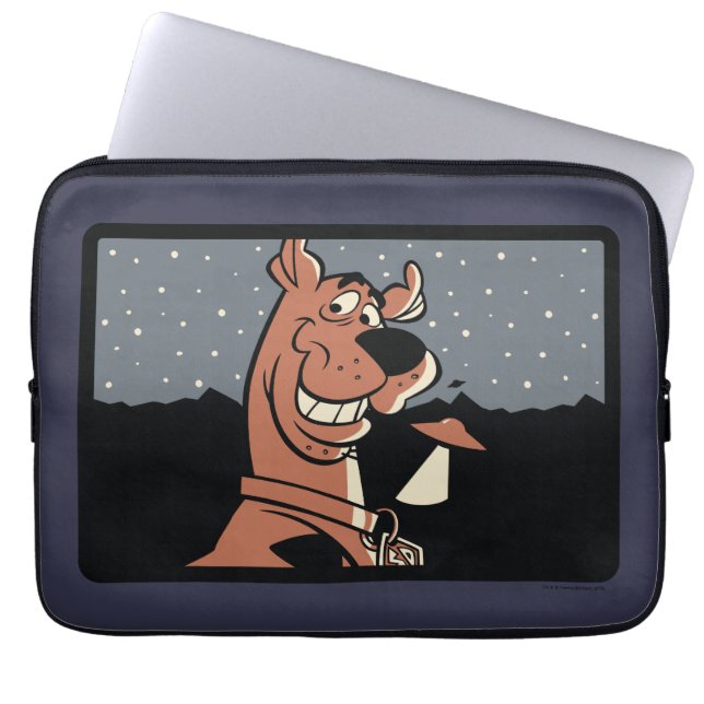 Capa Para Notebook Scooby-Doo com OVNI (Frente)