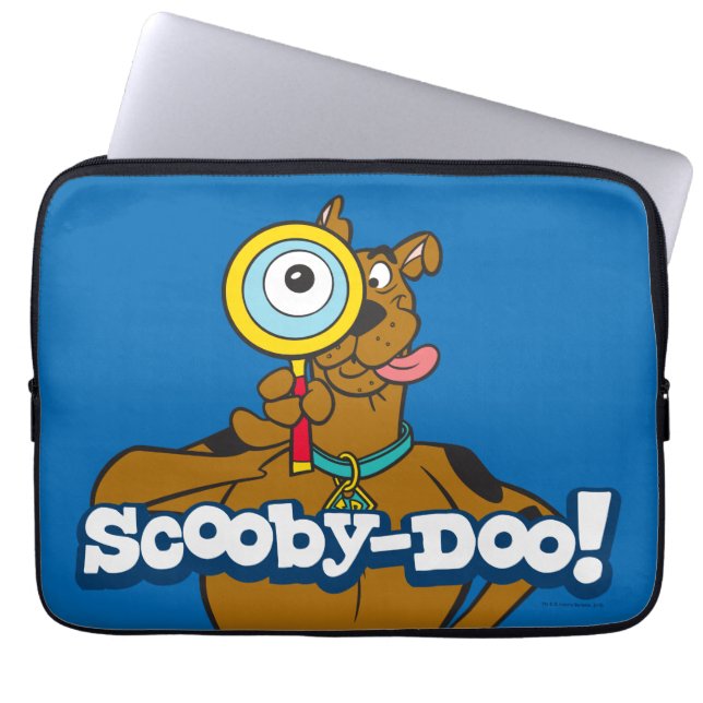 Capa Para Notebook Scooby Doo Com Vidro De Ampliação (Frente)