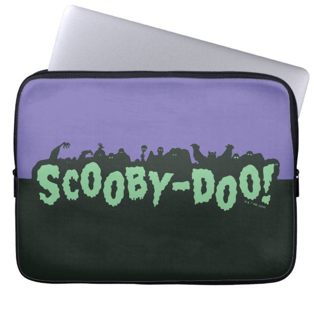 Capa Para Notebook Scooby-Doo! Logotipo Silhouette Monster (Frente)