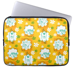 Capa Para Notebook Scooby-Doo Padrão Floral de Caráter