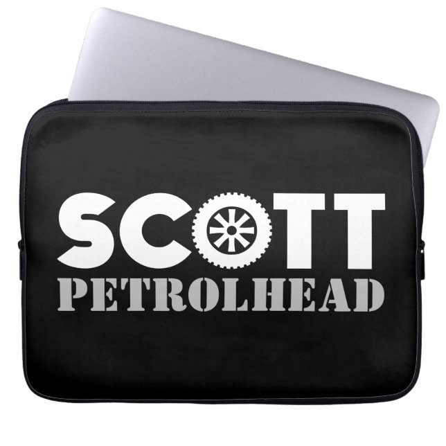 Capa Para Notebook Scott Petrol Head (Frente)
