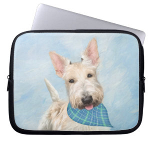 Capa Para Notebook Scottish Terrier Wheaten Dog Painting