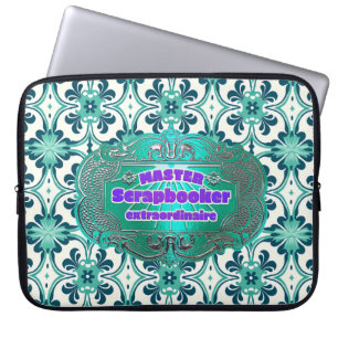 Capa Para Notebook Scrapbookers - Master Scrapbooker Extraordinaire