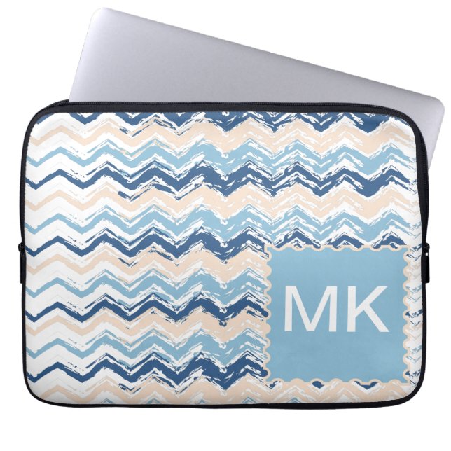 Capa Para Notebook Scribble ZigZag na costa (Frente)