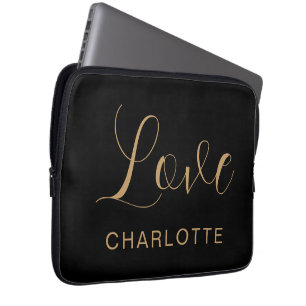 Capa Para Notebook Script Personalizado Romântico Símbolo de Amor Mod
