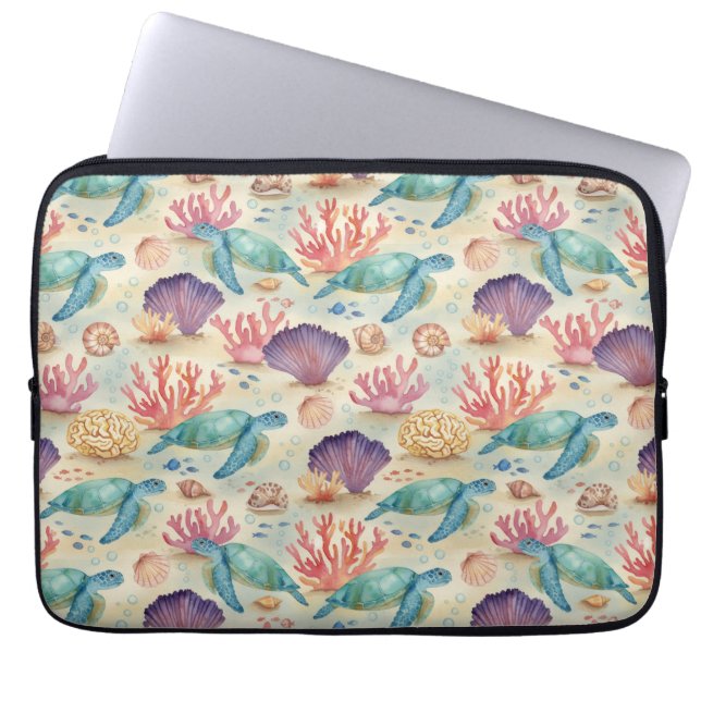 Capa Para Notebook Sea Turtle (Frente)