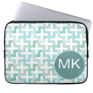 Capa Para Notebook Seafoam Green Geométrico