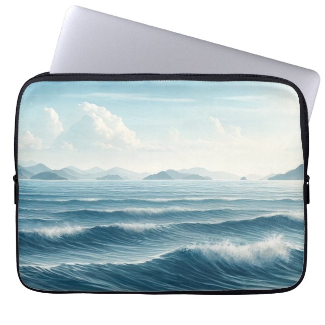 Capa Para Notebook Seascape Serenity (Frente)