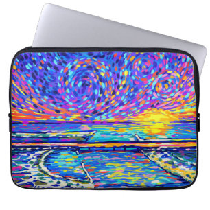 Capa Para Notebook Sebastian Inlet Cotton Candy Sky
