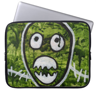 Capa Para Notebook Seedy Pete Skull Odd Monster Whimsical Art Quirky