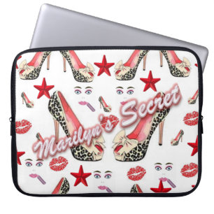 Capa Para Notebook Segredo da bolsa de laptop Marilyn
