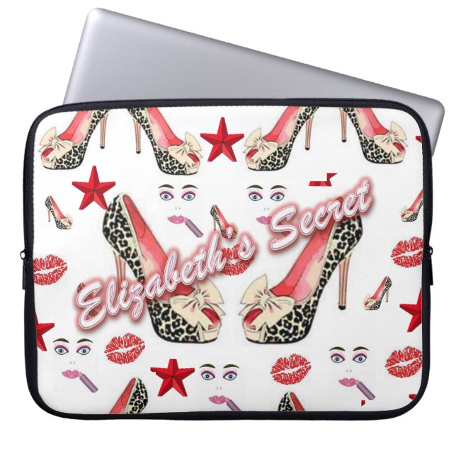 Capa Para Notebook Segredo de bolsa de laptop Elizabeth (Frente)