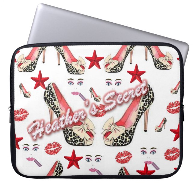Capa Para Notebook Segredo de bolsa de laptop Heather (Frente)