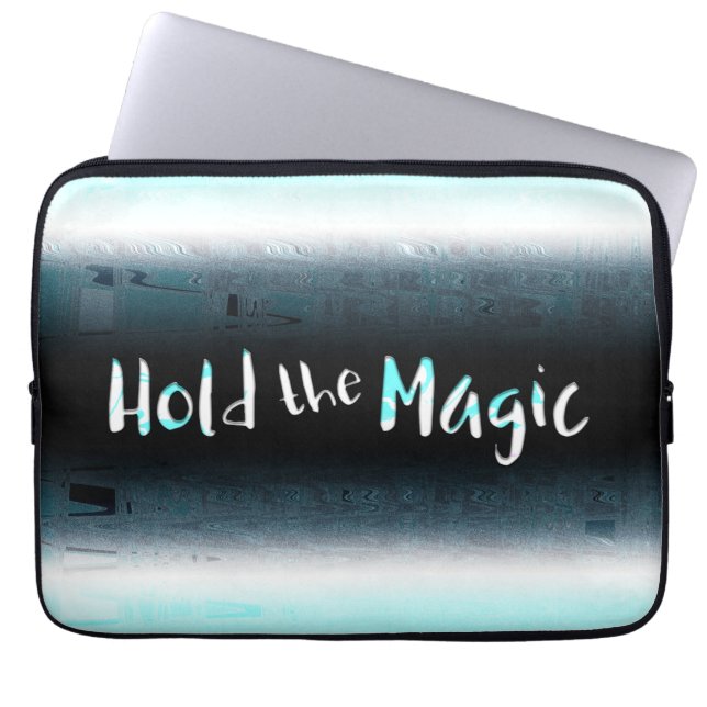 Capa Para Notebook Segure a magia (Frente)