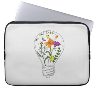 Capa Para Notebook Seja A Citação Motivacional De Flor Selvagem
