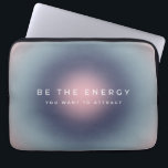 Capa Para Notebook Seja A Energia Que Você Quer Atrair<br><div class="desc">Seja A Energia Que Você Quer Atrair - citação inspiradora e motivacional - Tipografia - gradiente/ aura coloridos.</div>
