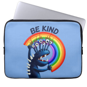 Capa Para Notebook Seja gentil, gentil, cotovelo
