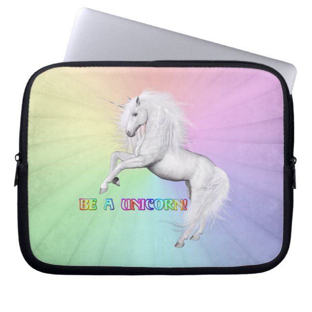 Capa Para Notebook Seja um Unicórnio (Frente)