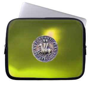 Capa Para Notebook SELO DA cinza TEMPLAR KNIGHTS - Gema amarelo