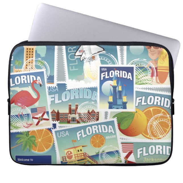 Capa Para Notebook Selos de Florida (Frente)