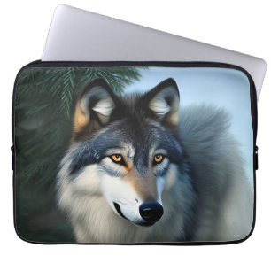 Capa Para Notebook Sem Coroa O Lobo Ártico, Bolsa de laptop