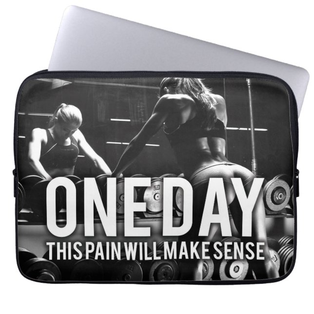 Capa Para Notebook Sem DOR Sem Ganho - Motivação do Workout das Mulhe (Frente)